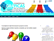 Tablet Screenshot of graficasaljarafe.com
